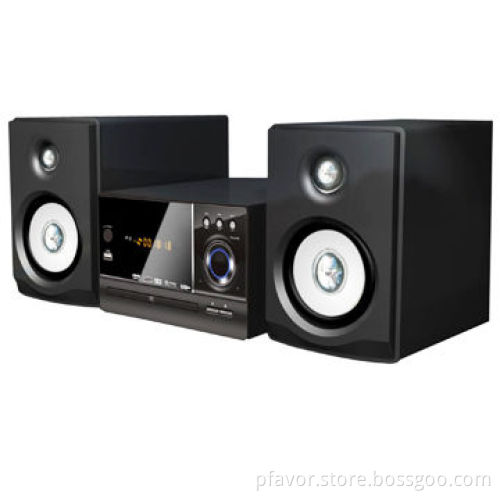 30W/2-channel/DVD Micro Hi-Fi Component System, Modern Design with USB/Bluetooth
